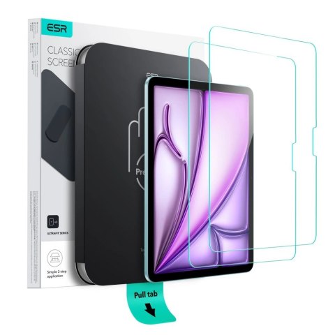 Szkło hartowane ESR UltraFit Tempered Glass 2-pack na iPad Air 13" 1 / 2 (2024 / 2025) Szkło hartowane ESR UltraFit Tempered Glass 2-pack na iPad Air 13" 1 / 2 (2024 / 2025)