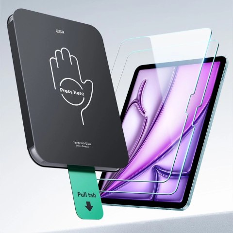 Szkło hartowane ESR UltraFit Tempered Glass 2-pack na iPad Air 13" 1 / 2 (2024 / 2025) Szkło hartowane ESR UltraFit Tempered Glass 2-pack na iPad Air 13" 1 / 2 (2024 / 2025)