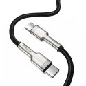 Baseus kabel Cafule Metal PD USB-C - USB-C 1,0 m czarny 100W Baseus kabel Cafule Metal PD USB-C - USB-C 1,0 m czarny 100W