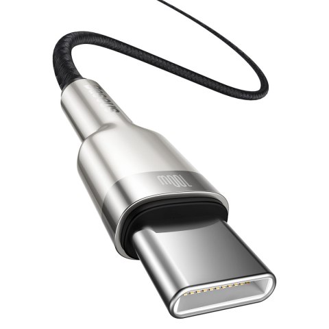 Baseus kabel Cafule Metal PD USB-C - USB-C 2,0 m czarny 100W Baseus kabel Cafule Metal PD USB-C - USB-C 2,0 m czarny 100W