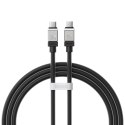 Baseus kabel CoolPlay USB-C - USB-C 1m 100W czarny Baseus kabel CoolPlay USB-C - USB-C 1m 100W czarny