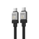 Baseus kabel CoolPlay USB-C - USB-C 1m 100W czarny Baseus kabel CoolPlay USB-C - USB-C 1m 100W czarny