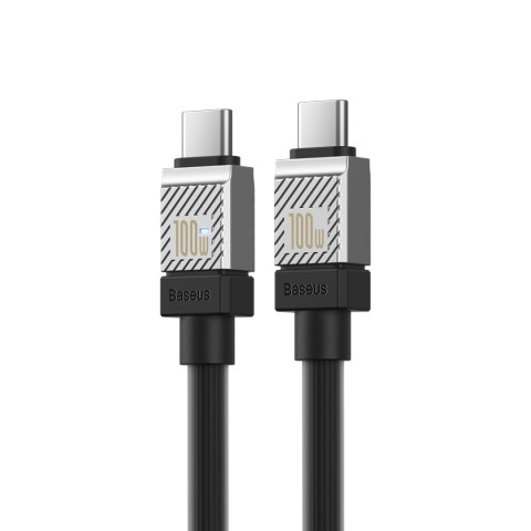 Baseus kabel CoolPlay USB-C - USB-C 1m 100W czarny Baseus kabel CoolPlay USB-C - USB-C 1m 100W czarny