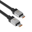 Baseus kabel CoolPlay USB-C - USB-C 1m 100W czarny Baseus kabel CoolPlay USB-C - USB-C 1m 100W czarny