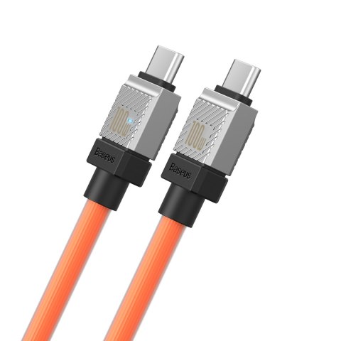 Baseus kabel CoolPlay USB-C - USB-C 1m 100W pomarańczowy Baseus kabel CoolPlay USB-C - USB-C 1m 100W pomarańczowy