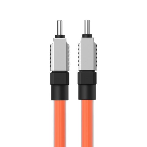 Baseus kabel CoolPlay USB-C - USB-C 1m 100W pomarańczowy Baseus kabel CoolPlay USB-C - USB-C 1m 100W pomarańczowy