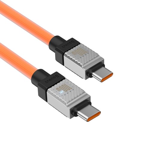 Baseus kabel CoolPlay USB-C - USB-C 1m 100W pomarańczowy Baseus kabel CoolPlay USB-C - USB-C 1m 100W pomarańczowy