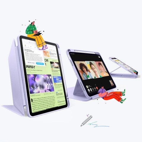 Etui ESR Flip Hybrid na iPad 10.9" 2020-2022 ( 4 / 5 gen.) / 11" 2024-2025 ( 6 / 7 gen.) - fioletowe Etui ESR Flip Hybrid na iPad 10.9" 2020-2022 ( 4 / 5 gen.) / 11" 2024-2025 ( 6 / 7 gen.) - fioletowe