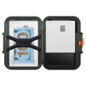 Etui Spigen Lock Fit MagSafe na karty - zielony