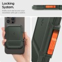 Etui Spigen Lock Fit MagSafe na karty - zielony