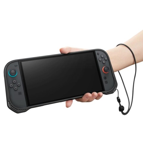 Etui Spigen Rugged Armor na Nintendo Switch 2 - czarny mat Etui Spigen Rugged Armor na Nintendo Switch 2 - czarny mat