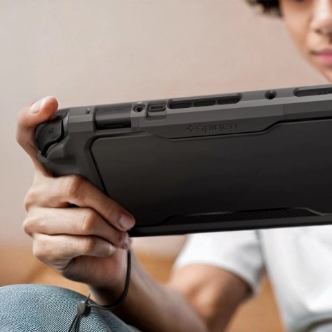 Etui Spigen Rugged Armor na Nintendo Switch 2 - czarny mat Etui Spigen Rugged Armor na Nintendo Switch 2 - czarny mat