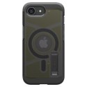 Etui Spigen Tough Armor MagSafe na iPhone 16e - przezroczysto-szare