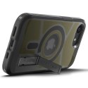Etui Spigen Tough Armor MagSafe na iPhone 16e - przezroczysto-szare