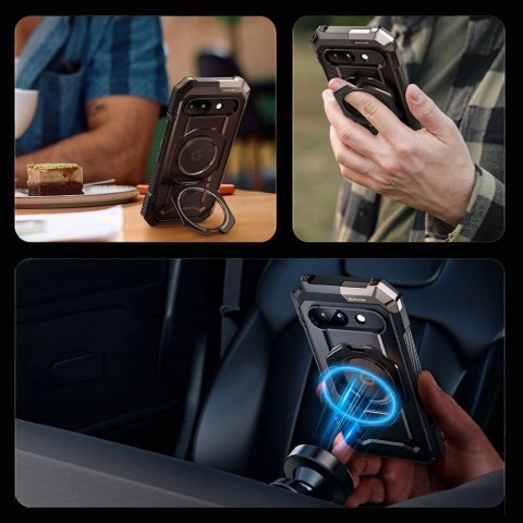 Etui Supcase UB Grip Mag na Google Pixel 9A - czarne Etui Supcase UB Grip Mag na Google Pixel 9A - czarne