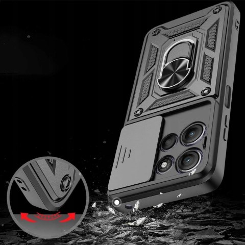 Etui Tech-Protect CamShield Pro na Motorola Moto G15 - czarne Etui Tech-Protect CamShield Pro na Motorola Moto G15 - czarne