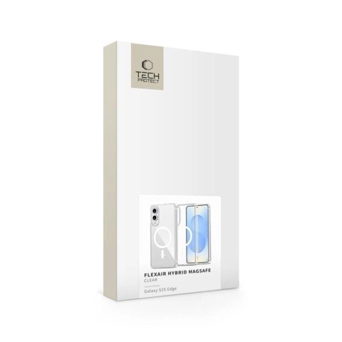 Etui Tech-Protect FlexAir Hybrid MagSafe na Samsung Galaxy S25 Edge - przezroczyste Etui Tech-Protect FlexAir Hybrid MagSafe na Samsung Galaxy S25 Edge - przezroczyste