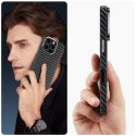 Etui Tech-Protect Ion Carbon MagSafe na iPhone 16e - czarno-szare Etui Tech-Protect Ion Carbon MagSafe na iPhone 16e - czarno-szare