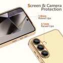 Etui Tech-Protect MagFlex MagSafe na Samsung Galaxy S25 Edge - przezroczysto-złote