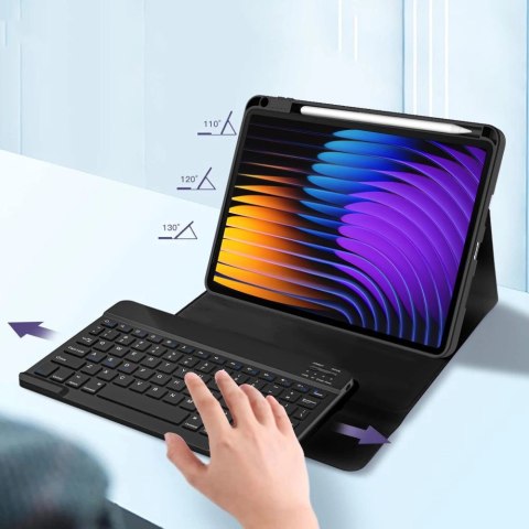 Etui Tech-Protect SC Pen + Keyboard na Xiaomi Pad 7 / 7 Pro - czarne Etui Tech-Protect SC Pen + Keyboard na Xiaomi Pad 7 / 7 Pro - czarne