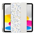 Etui Tech-Protect SC Pen na iPad 10.9" 2022 (10 gen.) / 11" 2025 (11 gen.) - stokrotki z liśćmi Etui Tech-Protect SC Pen na iPad 10.9" 2022 (10 gen.) / 11" 2025 (11 gen.) - stokrotki z liśćmi