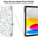 Etui Tech-Protect SC Pen na iPad 10.9" 2022 (10 gen.) / 11" 2025 (11 gen.) - stokrotki z liśćmi Etui Tech-Protect SC Pen na iPad 10.9" 2022 (10 gen.) / 11" 2025 (11 gen.) - stokrotki z liśćmi