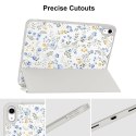 Etui Tech-Protect SC Pen na iPad 10.9" 2022 (10 gen.) / 11" 2025 (11 gen.) - stokrotki z liśćmi Etui Tech-Protect SC Pen na iPad 10.9" 2022 (10 gen.) / 11" 2025 (11 gen.) - stokrotki z liśćmi
