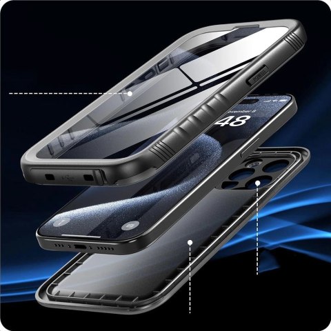 Etui Tech-Protect ShellBox IP68 na iPhone 15 - czarne Etui Tech-Protect ShellBox IP68 na iPhone 15 - czarne