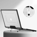 Etui Tech-Protect SmartShell Pro na MacBook Air 13" 2023-2025 M2 / M3 / M4 - przezroczysto-czarne