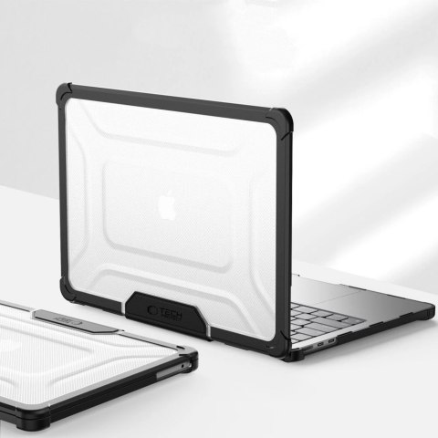 Etui Tech-Protect SmartShell Pro na MacBook Air 13" 2023-2025 M2 / M3 / M4 - przezroczysto-czarne Etui Tech-Protect SmartShell Pro na MacBook Air 13" 2023-2025 M2 / M3 / M4 - przezroczysto-czarne