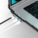 Etui Tech-Protect SmartShell Pro na MacBook Air 15" 2023-2025 M2 / M3 / M4 - przezroczysto-czarne