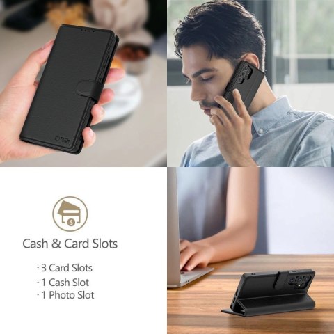 Etui Tech-Protect Wallet na Nothing Phone 3A Pro - czarny mat Etui Tech-Protect Wallet na Nothing Phone 3A Pro - czarny mat