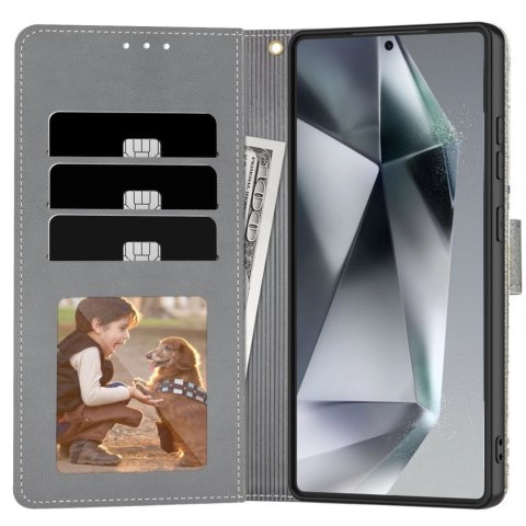 Etui Tech-Protect Wallet na Samsung Galaxy A26 5G - stokrotki z liśćmi Etui Tech-Protect Wallet na Samsung Galaxy A26 5G - stokrotki z liśćmi