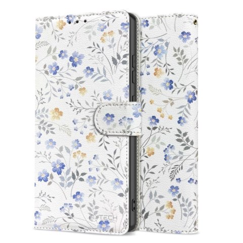 Etui Tech-Protect Wallet na Samsung Galaxy A26 5G - stokrotki z liśćmi Etui Tech-Protect Wallet na Samsung Galaxy A26 5G - stokrotki z liśćmi