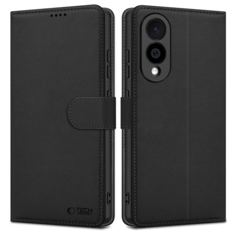 Etui Tech-Protect Wallet na Samsung Galaxy S25 Edge - czarne Etui Tech-Protect Wallet na Samsung Galaxy S25 Edge - czarne