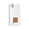 Etui Tech-Protect Wallet na iPhone 16e - brązowe