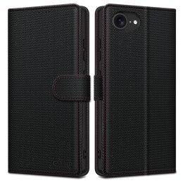 TECH-PROTECT WALLET RS IPHONE 16E BLACK/RED Etui Tech-Protect Wallet na iPhone 16e - czarne