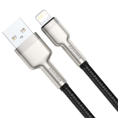 Baseus kabel Cafule Metal USB - Lightning 2,4A 1,0 m czarny Baseus kabel Cafule Metal USB - Lightning 2,4A 1,0 m czarny