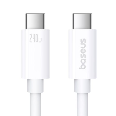 Baseus kabel Superior Series 2 USB4 Full-Function Fast Charging Cable Type-C to Type-C 240W 1m biały Baseus kabel Superior Series 2 USB4 Full-Function Fast Charging Cable Type-C to Type-C 240W 1m biały