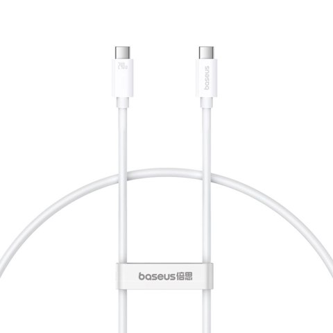 Baseus kabel Superior Series 2 USB4 Full-Function Fast Charging Cable Type-C to Type-C 240W 1m biały Baseus kabel Superior Series 2 USB4 Full-Function Fast Charging Cable Type-C to Type-C 240W 1m biały