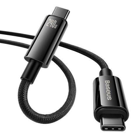 Baseus kabel Tungsten PD USB-C - USB-C 3,0m czarny 240W Baseus kabel Tungsten PD USB-C - USB-C 3,0m czarny 240W