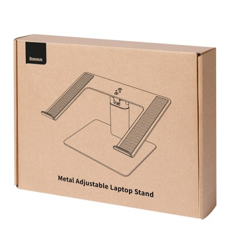 Baseus podstawka na laptopa Metal Adjustable Laptop Stand srebrna Baseus podstawka na laptopa Metal Adjustable Laptop Stand srebrna