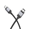 Kabel USB C do USB C Hoco 3A 60W 1 m X110 czarny Kabel USB C do USB C Hoco 3A 60W 1 m X110 czarny
