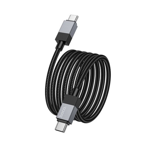 Kabel USB C do USB C Hoco 3A 60W 1 m X110 czarny Kabel USB C do USB C Hoco 3A 60W 1 m X110 czarny