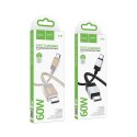 Kabel USB C do USB C Hoco 3A 60W 1 m X110 złoty Kabel USB C do USB C Hoco 3A 60W 1 m X110 złoty