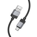 Kabel USB A do USB C Hoco 3A 1 m X110 czarny Kabel USB A do USB C Hoco 3A 1 m X110 czarny