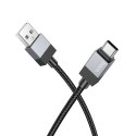 Kabel USB A do USB C Hoco 3A 1 m X110 czarny Kabel USB A do USB C Hoco 3A 1 m X110 czarny