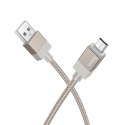 Kabel USB A do USB C Hoco 3A 1 m X110 złoty Kabel USB A do USB C Hoco 3A 1 m X110 złoty