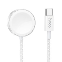 HOCO ładowarka indukcyjna Typ C kompatyblina z APPLE Watch i SAMSUNG Watch CW59 biała