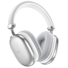 HOCO słuchawki bezprzewodowe bluetooth nagłowne W35 Max srebrny